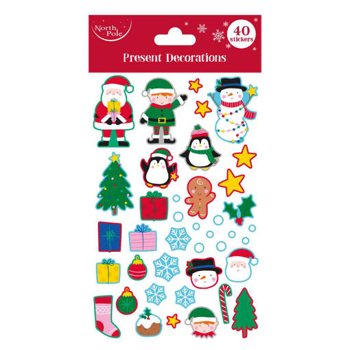 Picture of CHRISTMAS FOAM XL STICKERS X40